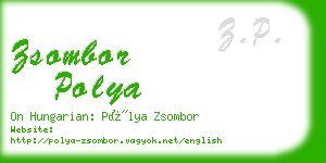 zsombor polya business card